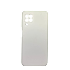 Силіконовий чохол на Samsung A22 4G #09 Білого кольору Силіконовий чохол на Samsung A22 4G #09 Білого кольору