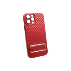 Протиударний силіконовий чохол з золотою підставкою на Samsung Redmi 10C INVISIBLE BRACKET CASE RED