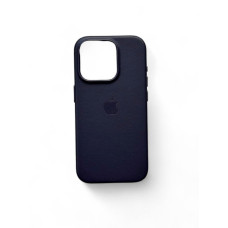 Шкіряний чохол на iPhone 15 MagSafe Leather Case Midnight Шкіряний чохол на iPhone 15 MagSafe Leather Case Midnight