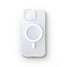 Матовий чохол Matte thin Magsafe Case iPhone 15Pro, White