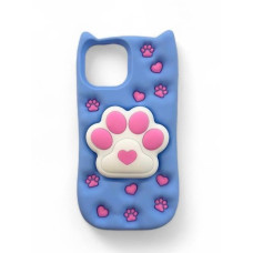 Чохол антистрес Squish Cat Paw Case на iPhone 13/14 блакитного кольору Чохол антистрес Squish Cat Paw Case на iPhone 13/14 блакитного кольору