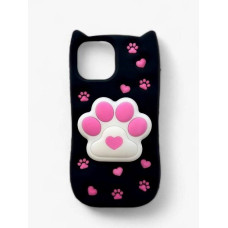 Чохол антистрес Squish Cat Paw Case на iPhone 13 Pro чорного кольору Чохол антистрес Squish Cat Paw Case на iPhone 13 Pro чорного кольору