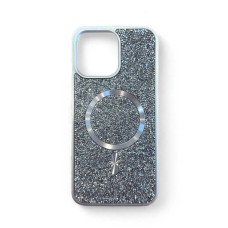 Чохол Swarovski with MagSafe на iPhone 15 Pro Max Silver