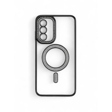 Чохол зі стразами на Redmi Note 13 4G Light wings Diamond Black