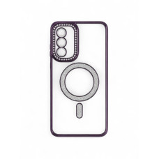 Чохол зі стразами на Redmi Note 13 4G Light wings Diamond Purple