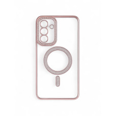 Чохол зі стразами на Redmi note 13 4G Light wings Diamond Pink