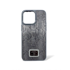 Чохол з принтом зміїної шкіри на 16 ProMax Snake Case Grey 