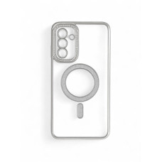 Чохол зі стразами на Redmi 15 Light wings Diamond Silver
