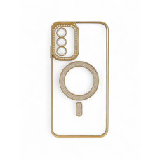Чохол зі стразами на Redmi 15C Light wings Diamond Gold