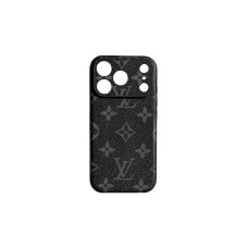LV Leather Case iPhone 17 Pro Black/Grey