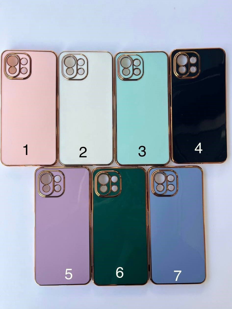 Чохол силіконовий Glossy на Samsung A55 (03) туркезовий 